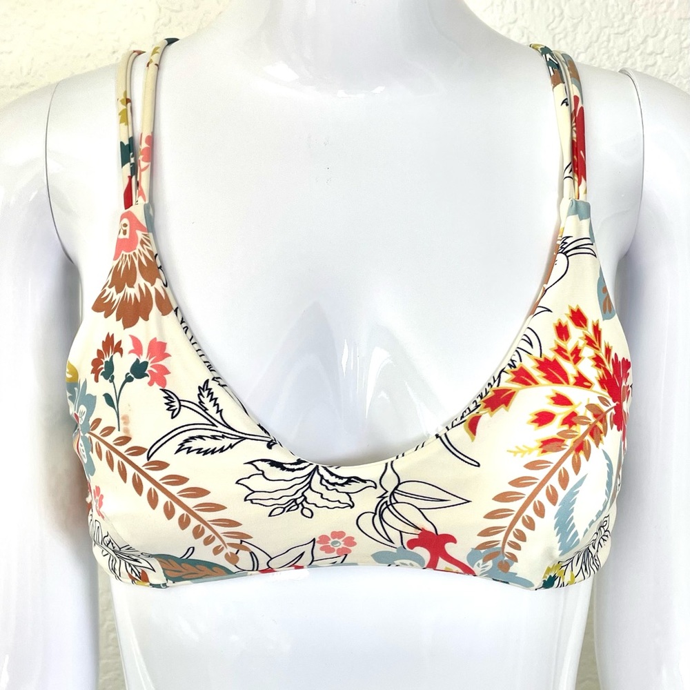 Hurley Pullover Bikini Top with Double Crossback Straps - L